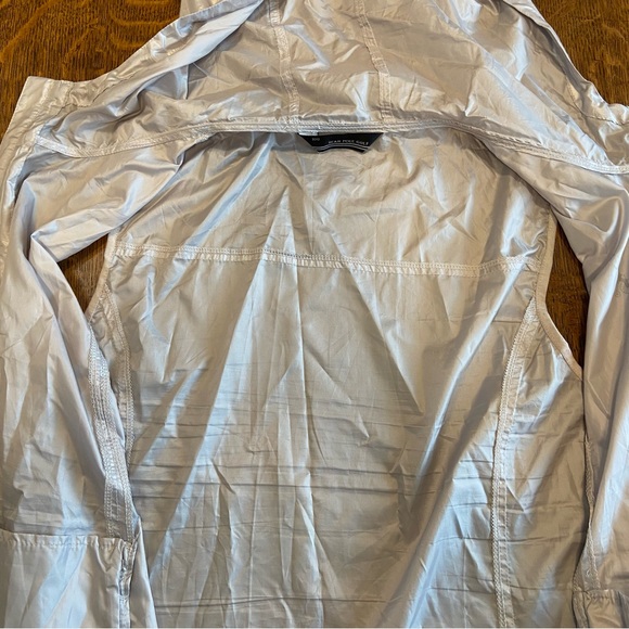 BEAN POLE GOLF SILVER METALLIC LIGHTWEIGHT HOODED GOLF TENNIS SLEEVELESS VEST - Picture 16 of 16